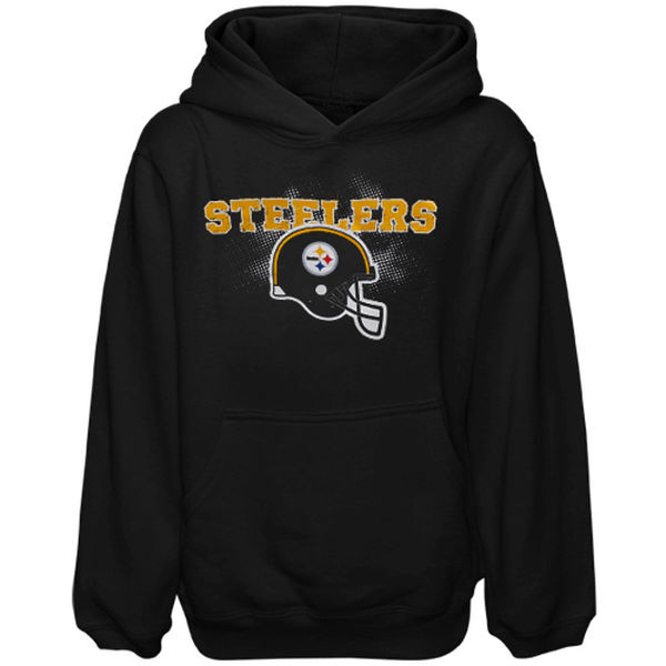 Men Pittsburgh Steelers Preschool Scribble Time Hoodie Black